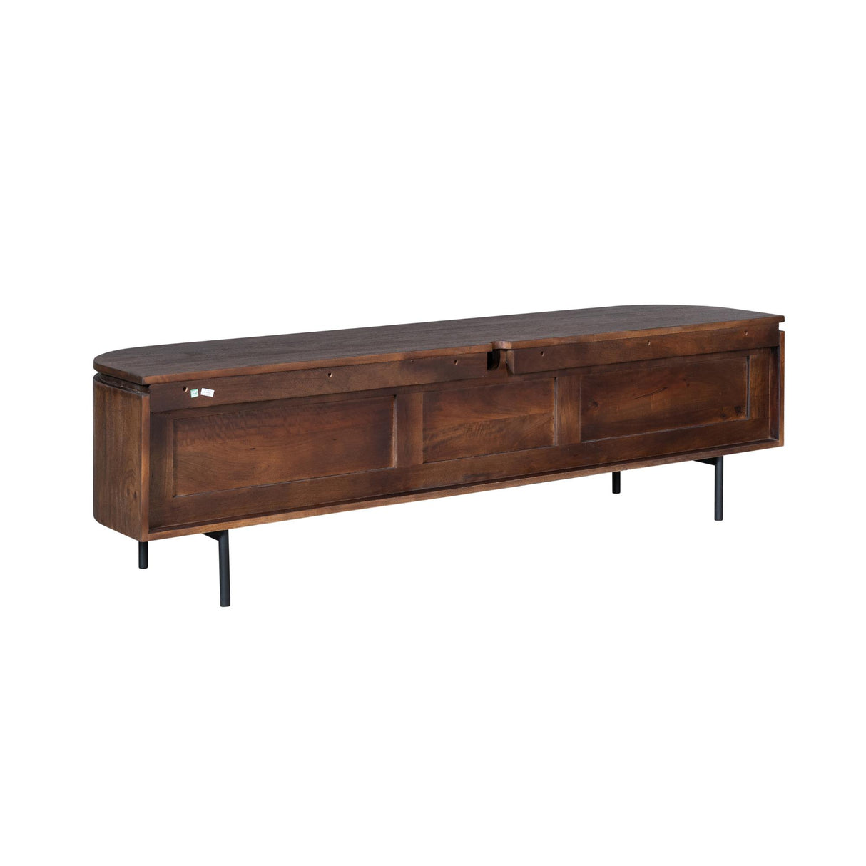 TV-Möbel - Mangoholz Braun, Schwebendes Design, Drei Türen, 160 cm – Excellent | Starfurn