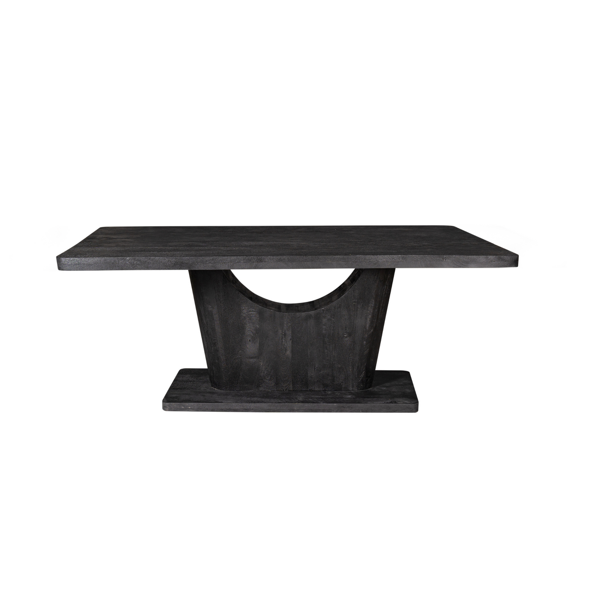 Esszimmertisch – Schwarzes Mangoholz, Robuste Konstruktion, Modernes Design 200 cm – Voco | Starfurn