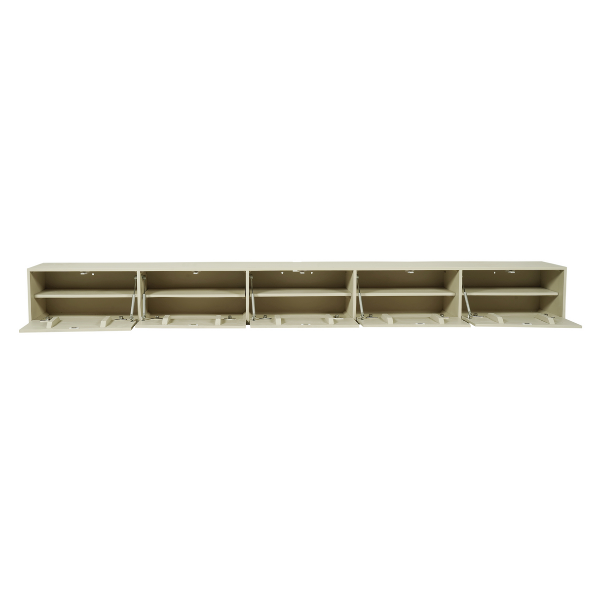 TV Möbel – Mangoholz massiv, Griffloses Design, Push Open, Sand Finish – Vision | Starfurn