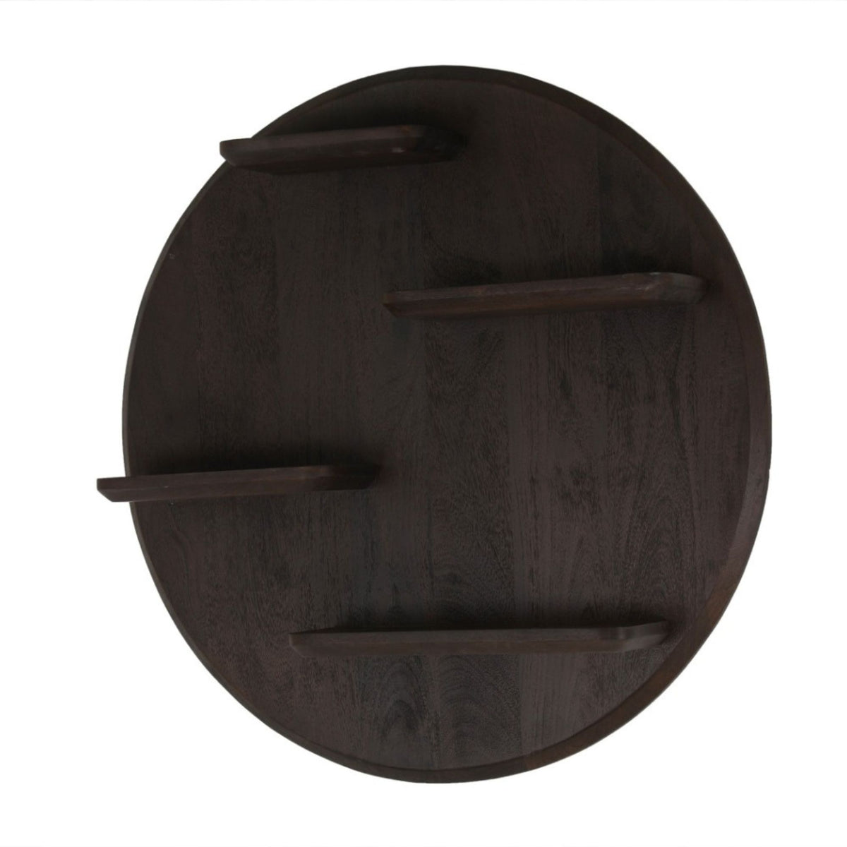 Wall Shelf - Round Shape, Mango Wood, Multiple Tiers - Lena | Starfurn
