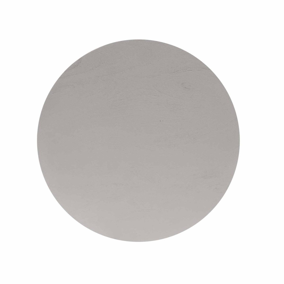Couchtisch – Mangoholz Material, Runde Form, Taupe Farbe, 50 cm - Solana | Starfurn