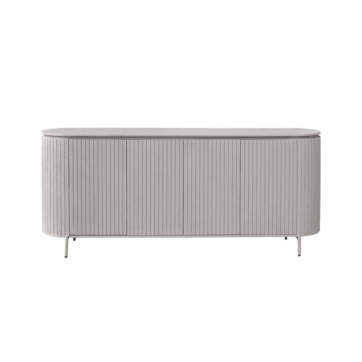 Sideboard – Taupe Finish, Mango Wood Material, Modern Design – Solana | Starfurn