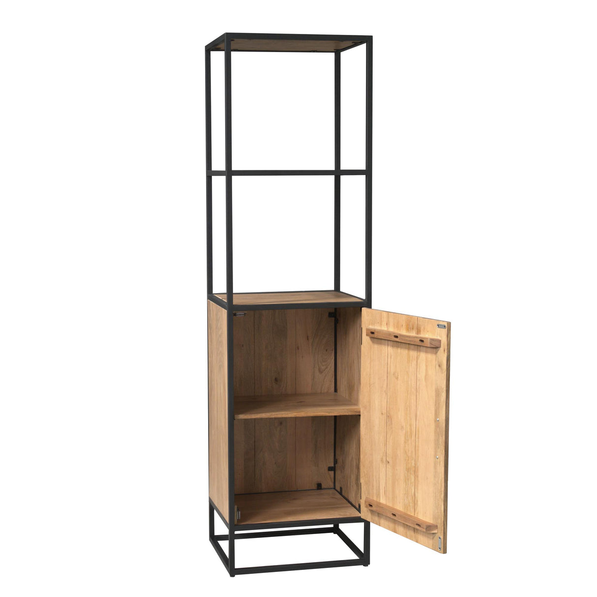 Bücherregal – Natürliche Oberfläche, Mangoholz Material, Modernes Design – Dakota | Starfurn