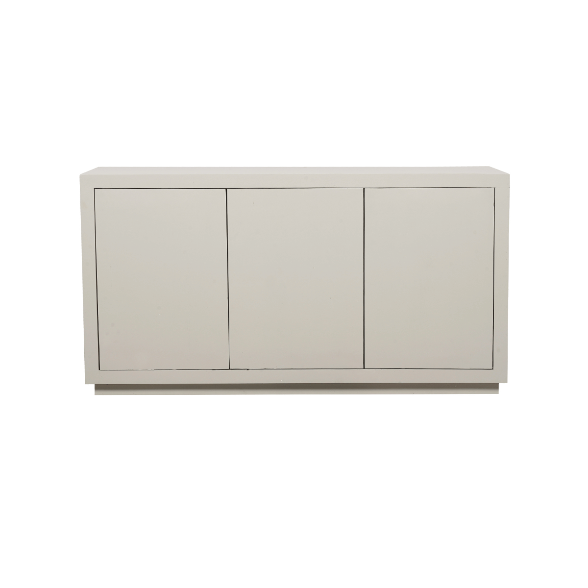 Sideboard – Mangoholz, Sand-Finish, Push-to-Open-Türen – Brussel | Starfurn