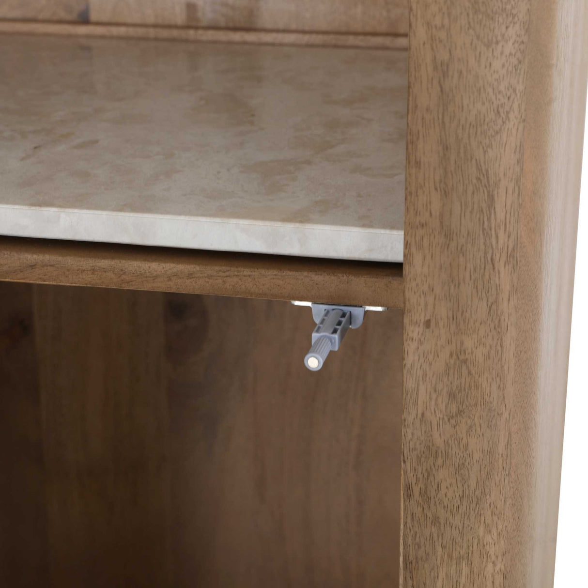 Bücherregal – FSC Massives Mangoholz, Natur Finish, Vertikales Holzdesign - Dallas | Starfurn
