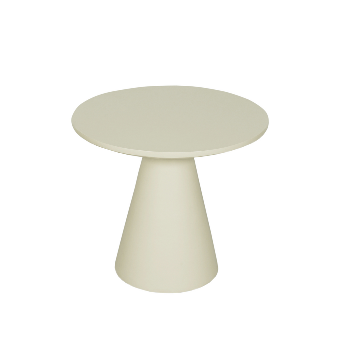 Coffee Table – Mango Wood, Sand Color, Unique Round Design – Bellis | Starfurn