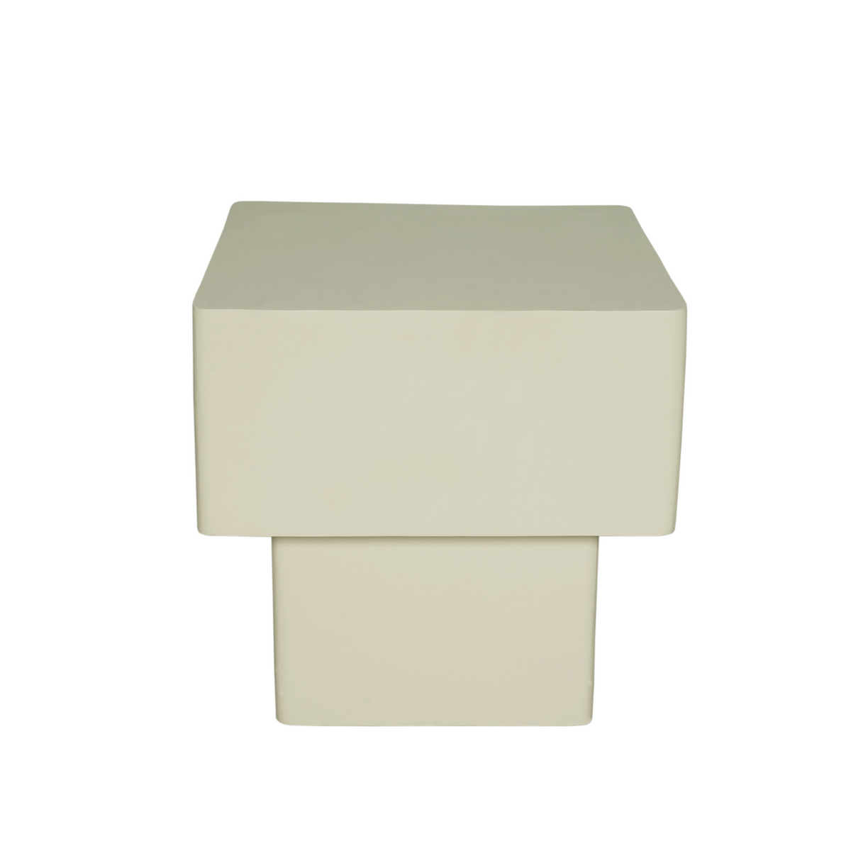 Coffee Table – Mango Wood, Sand Color, Stacked Square Shape – Saya | Starfurn
