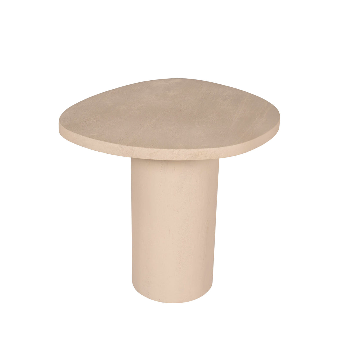 Coffee Table - Sand Finish, Mango Wood, Round Shape – Mirre | Starfurn