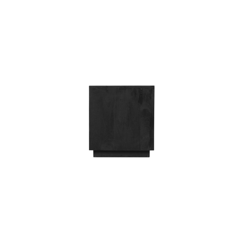 TV Unit – Black Surface, Mango Wood Material, Modern Design – Brussel | Starfurn