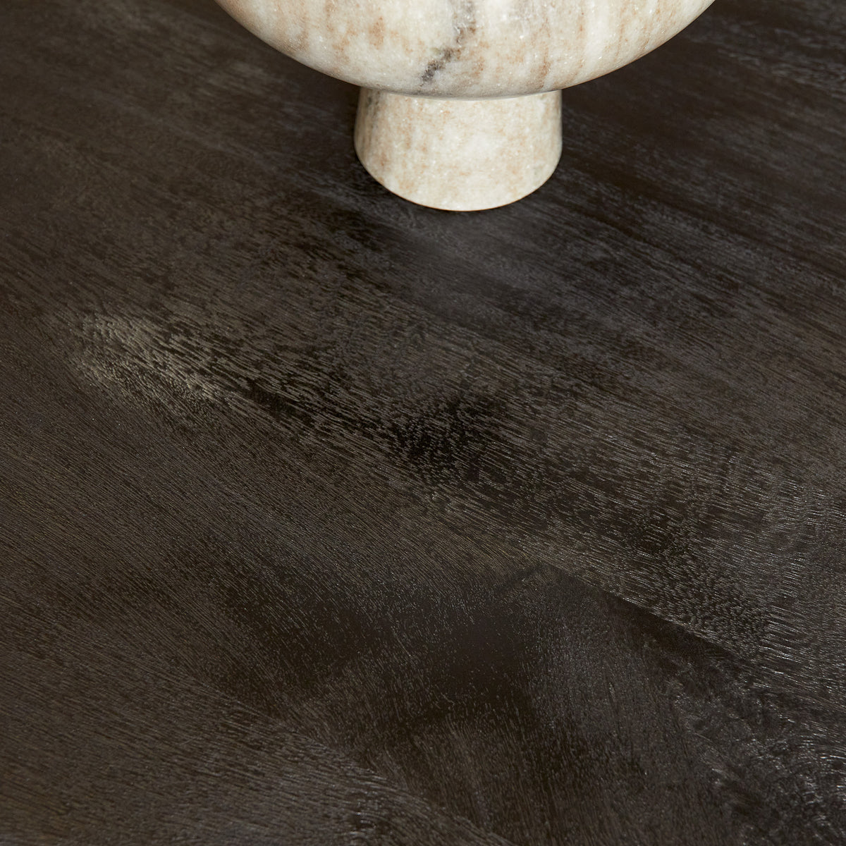 Dining Table – Mango Wood, Oval Shape, Metal Frame – Denver | Starfurn