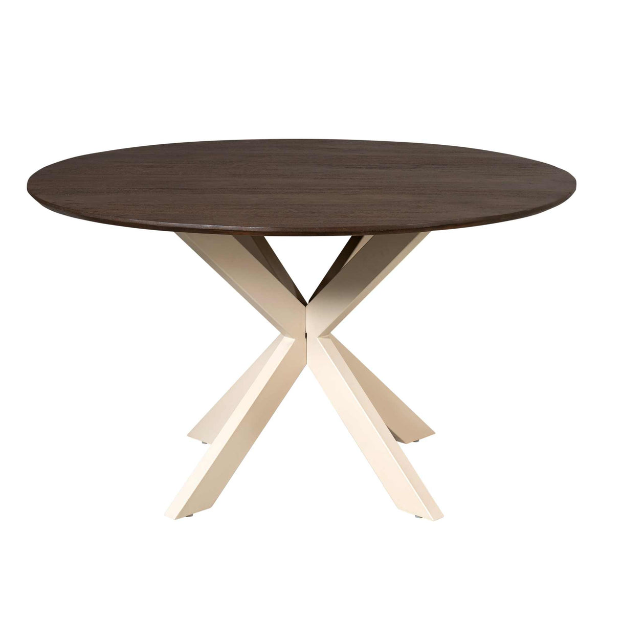 Esszimmertisch - rundes Tischblatt, Metallbeine, modernes Design – Madison | Starfurn