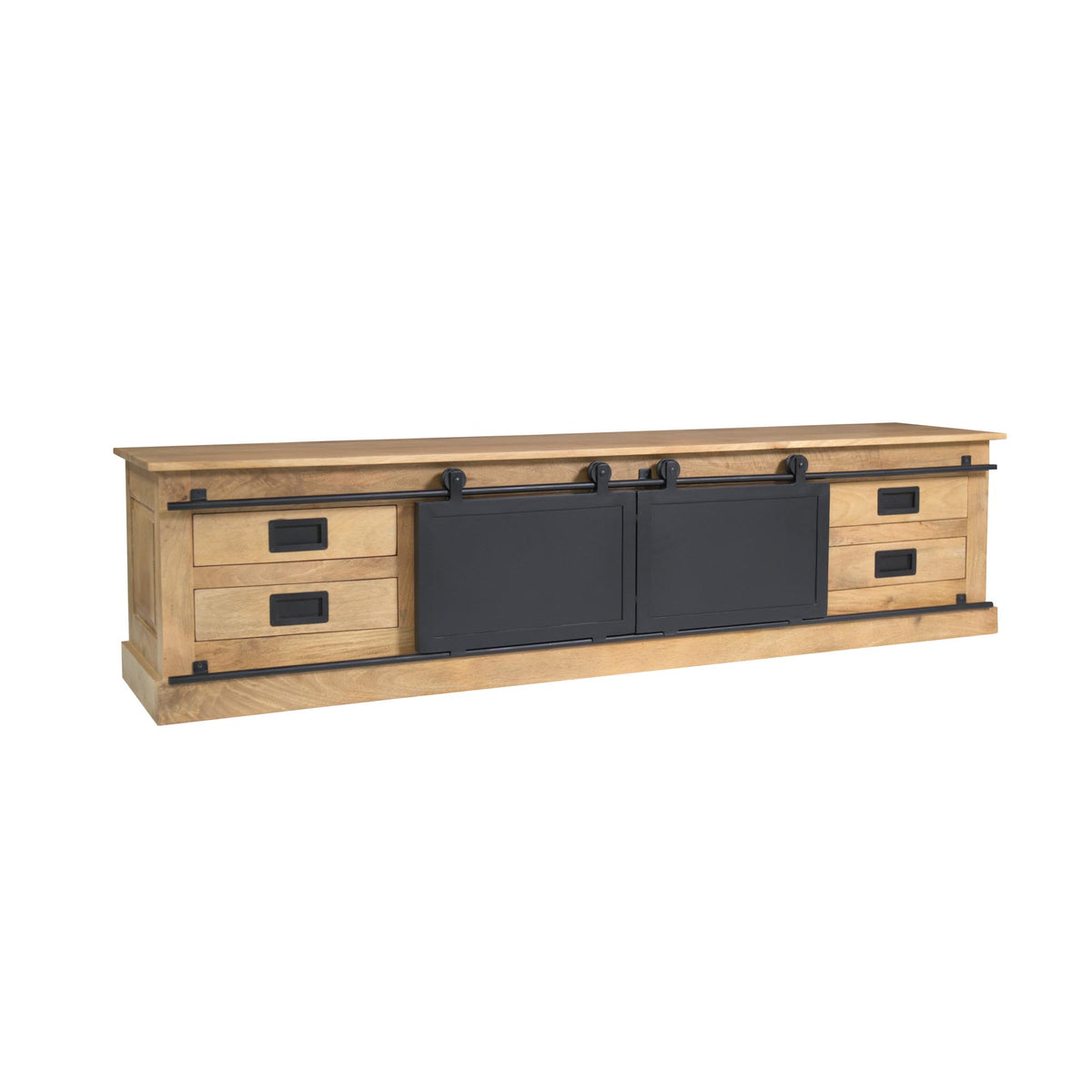 TV unit – Natural design, natural color, mango wood – Fresno | Starfurn
