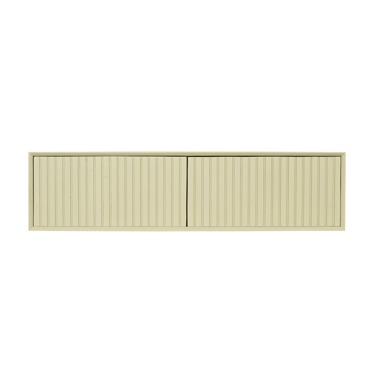 TV Cabinet – Sand-colored Surface, Mango Wood Material, Floating Design – Madison | Starfurn