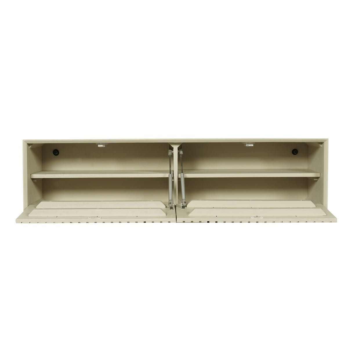 TV Cabinet – Sand-colored Surface, Mango Wood Material, Floating Design – Madison | Starfurn