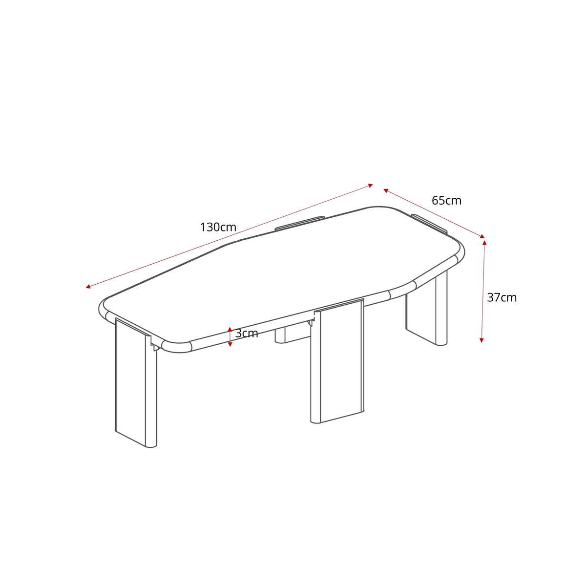 Coffee Table – Marble Tabletop, Mango Wood Frame, Modern Design – Silva | Starfurn