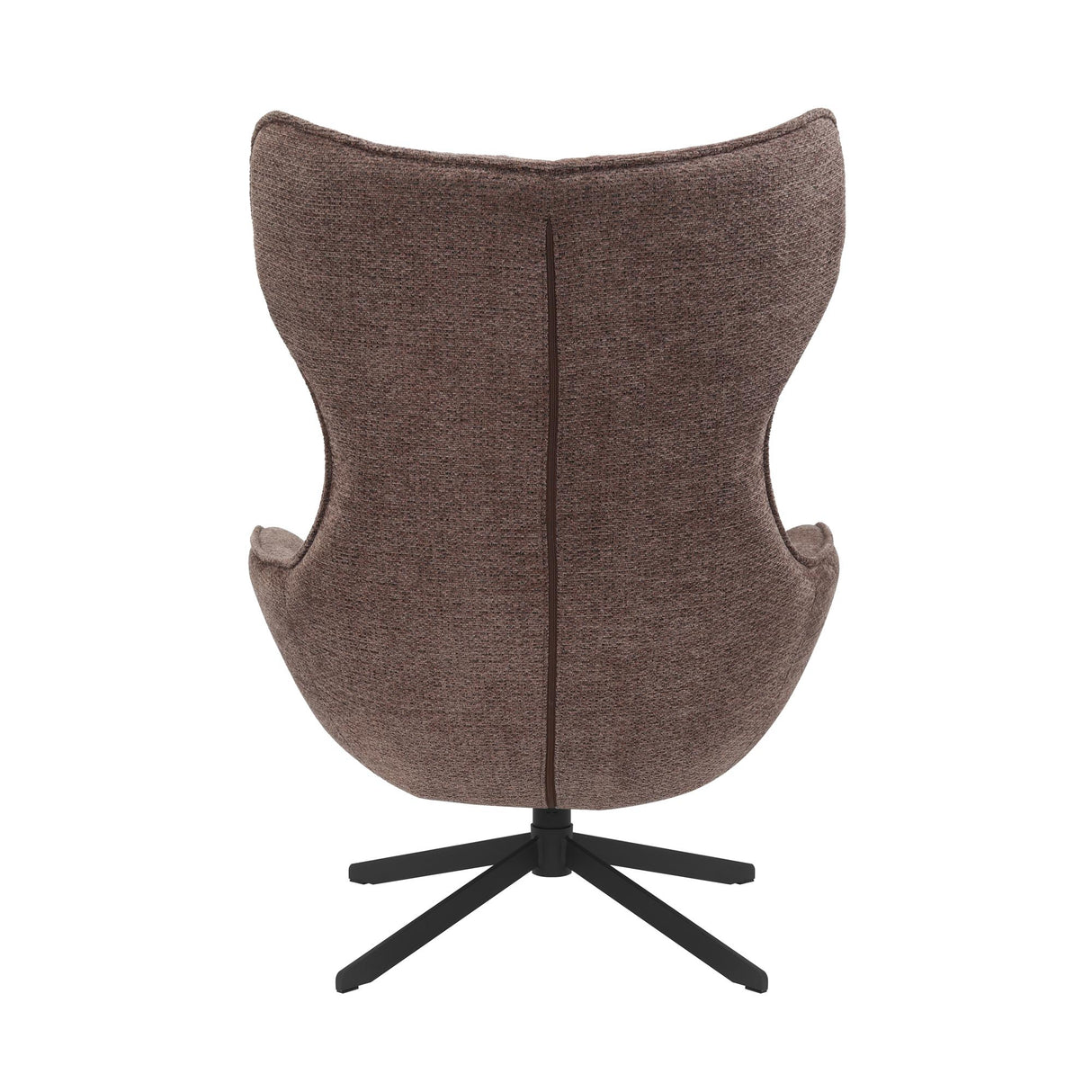 Sessel – Violettbezug, Drehfunktion, Schwarzmetall - Olivia | Starfurn
