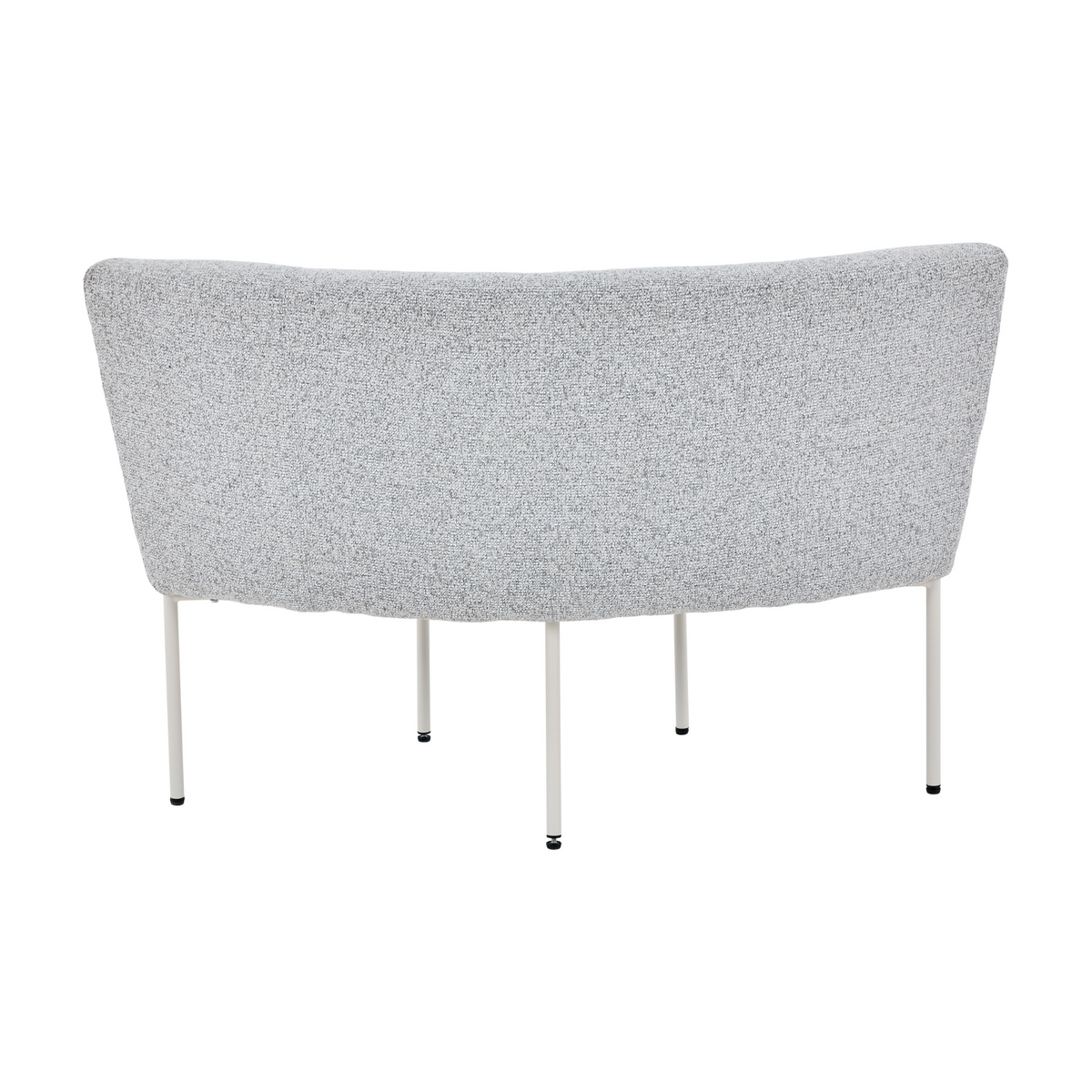 Dining Bench – Beige Upholstery, Padded Material, Square Design – Riff | Starfurn