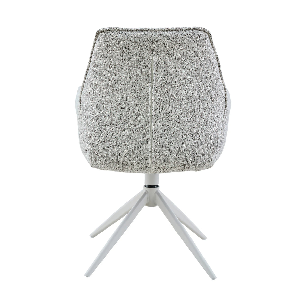 Dining Chair – Fabric Upholstery, Swivel Function, Armrest Design – Hera | Starfurn