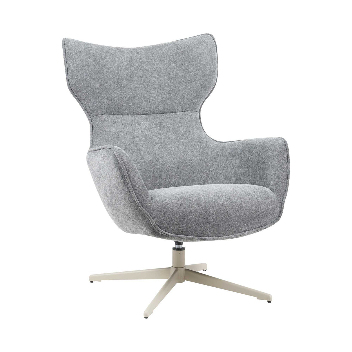 Sessel – Anthrazit Stoff, Metallgestell, Drehfunktion – Julia | Starfurn
