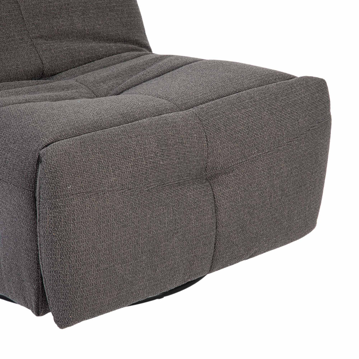 Relaxsessel – Stoff Pixie, Drehfunktion, Relaxmechanik, Dunkelgrau – Lazy | Starfurn