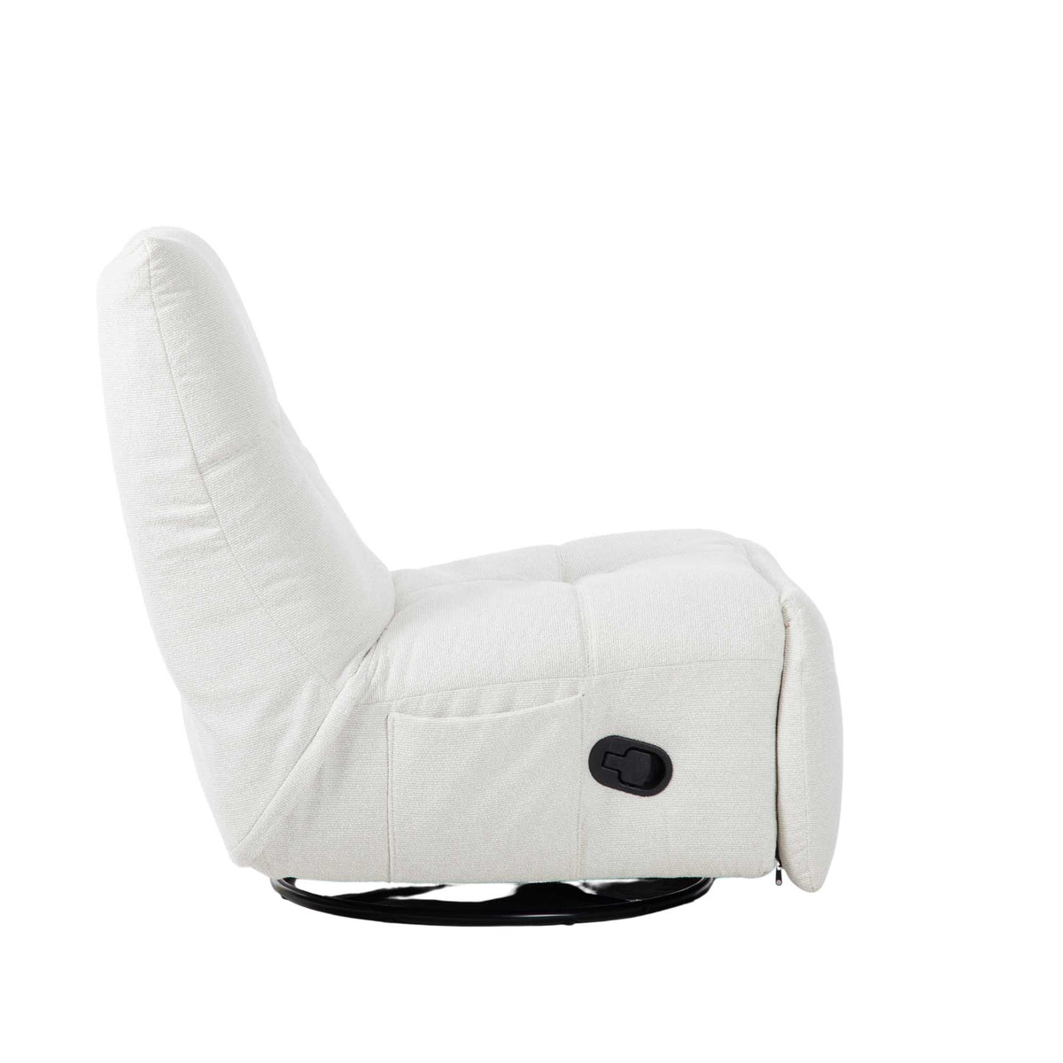 Relaxsessel – Stoff Pixie, Drehfunktion, Relaxmechanik, Naturfarben – Lazy | Starfurn