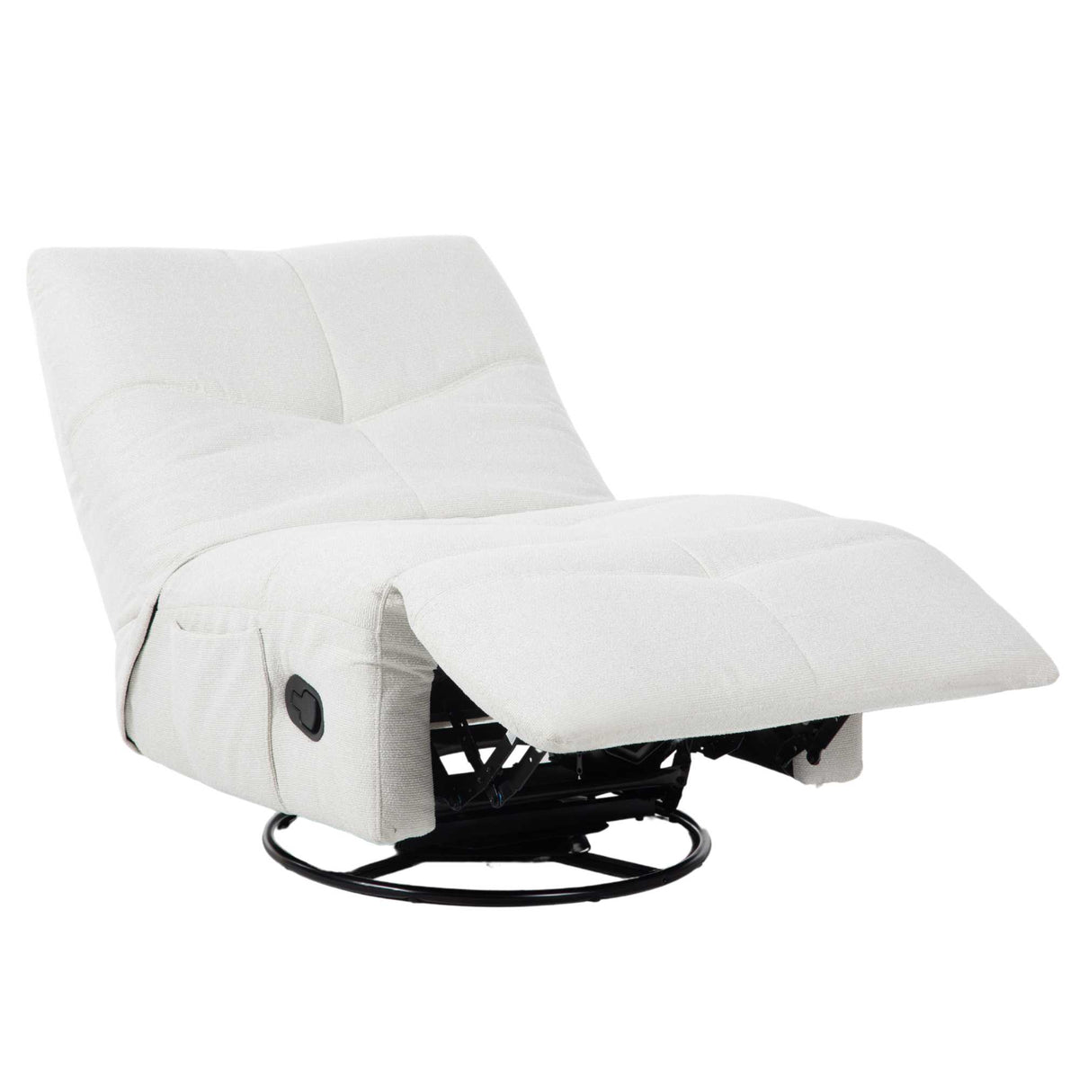 Relaxsessel – Stoff Pixie, Drehfunktion, Relaxmechanik, Naturfarben – Lazy | Starfurn