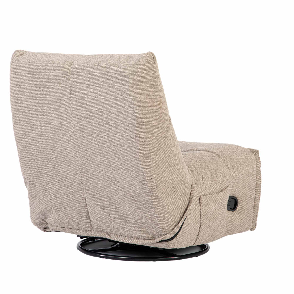 Recliner – Fabric Upholstery, Manual Reclining Function with Lever, Swivel & Gliding Mechanism – Lazy | Starfurn