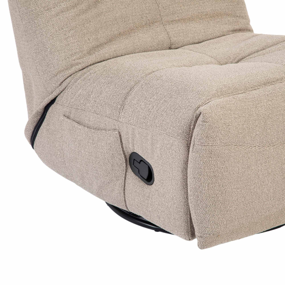 Recliner – Fabric Upholstery, Manual Reclining Function with Lever, Swivel & Gliding Mechanism – Lazy | Starfurn