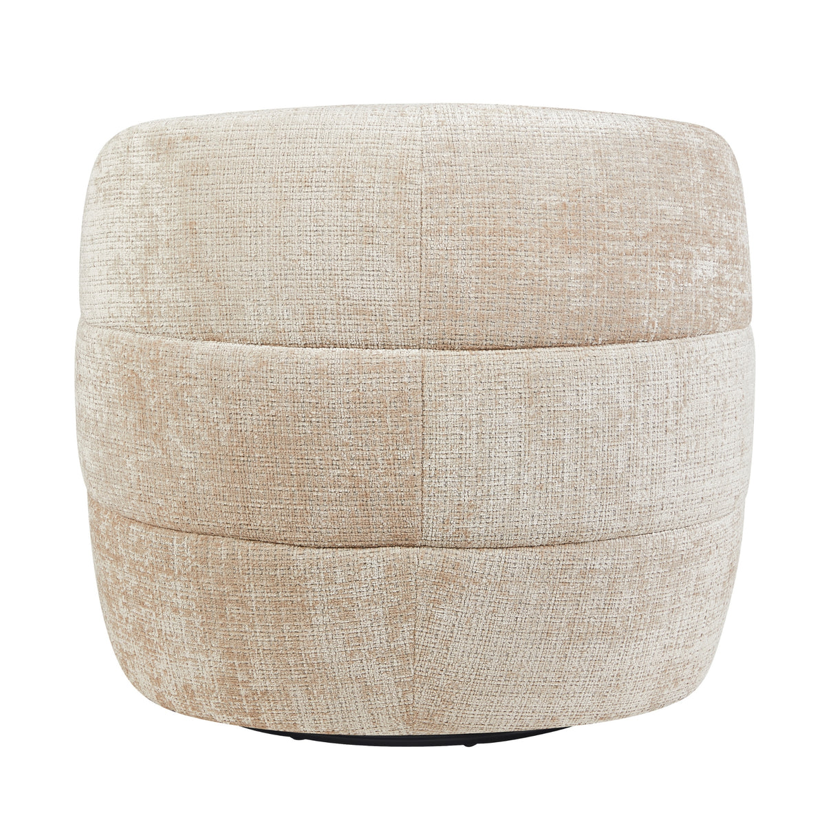 Sessel – Beigebezug, Drehfunktion, Rundformen - Yara | Starfurn