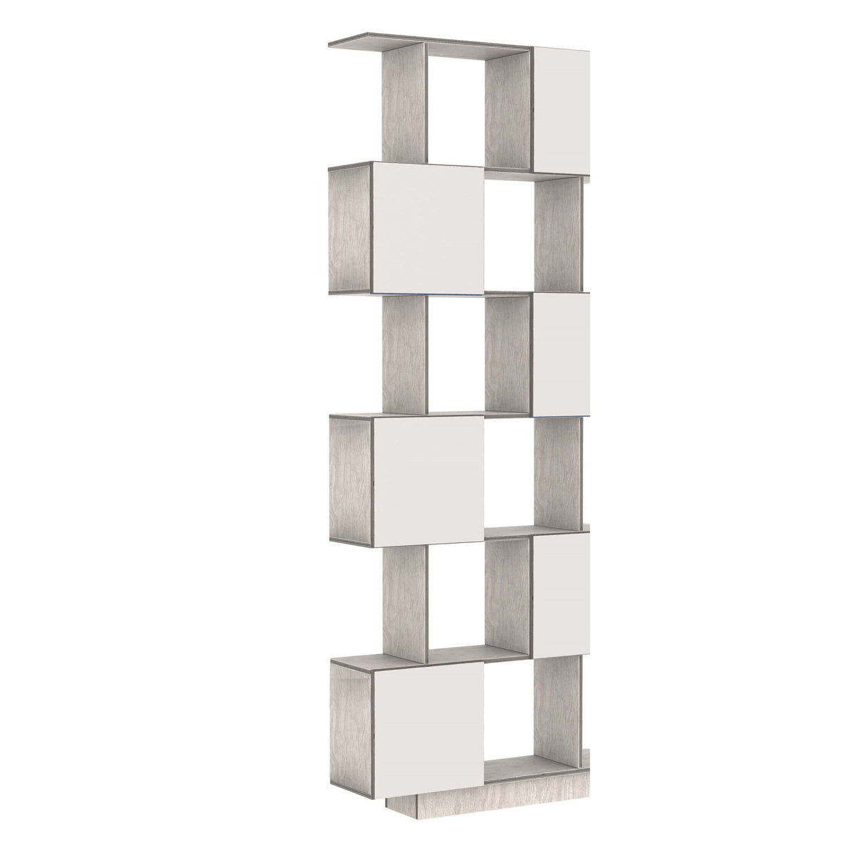 Bücherregal – Birkensperrholz, Soft-Close Türen, Geölte Oberfläche, M - Boxy | RADIS
