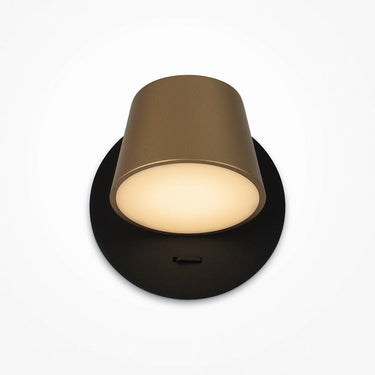 Wandleuchte Messing - Schwarz, Metallrahmen, schwenkbarer LED - Dome 6 W 3000 K – Pixel | Maytoni - Esszett Luxury | Stilvolles Wohnen mit Charakter