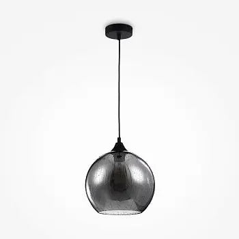 Pendant lamp with smoked glass shade and drop effect in a modern design – Bergen | Maytoni