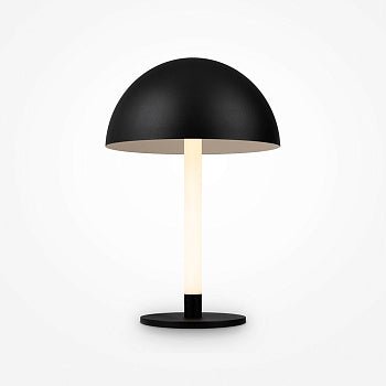 Tischleuchte Schwarzer Aluminium - Halbschirm Integrierter LED - Arm & Modernes Design – Ray | Maytoni - Esszett Luxury | Stilvolles Wohnen mit Charakter