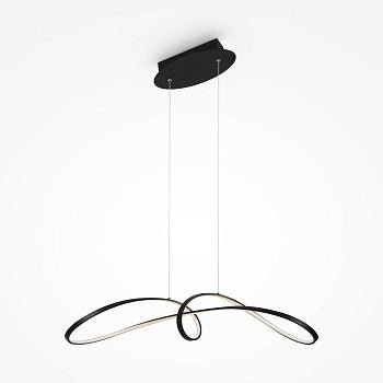 Pendelleuchte Schwarzer Rechteckrahmen mit Kristalldiffusoren und LED – MOD156PL - L52B4K | Maytoni - Esszett Luxury | Stilvolles Wohnen mit Charakter