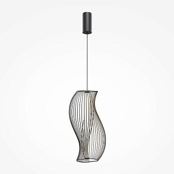 Pendelleuchte Schwarzes Metall Acryl - Elemente Modernes Lineares Design – Shadows of the Past | Maytoni - Esszett Luxury | Stilvolles Wohnen mit Charakter