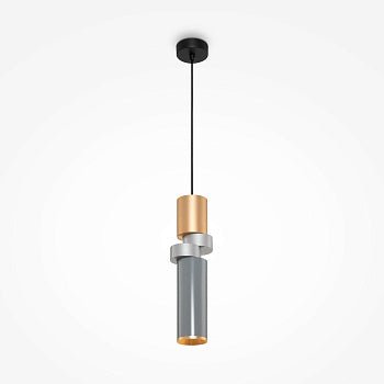 Pendelleuchte Metall mit Gold - & Grau - Finish Satiniertes Glas & LED‑Akzent – Palette | Maytoni - Esszett Luxury | Stilvolles Wohnen mit Charakter