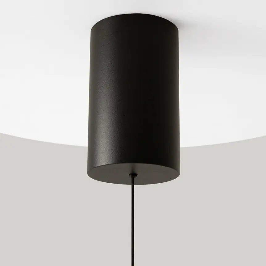 Pendant Light Black aluminum housing with matte white acrylic diffuser, integrated LED and modern design – Arc | Maytoni