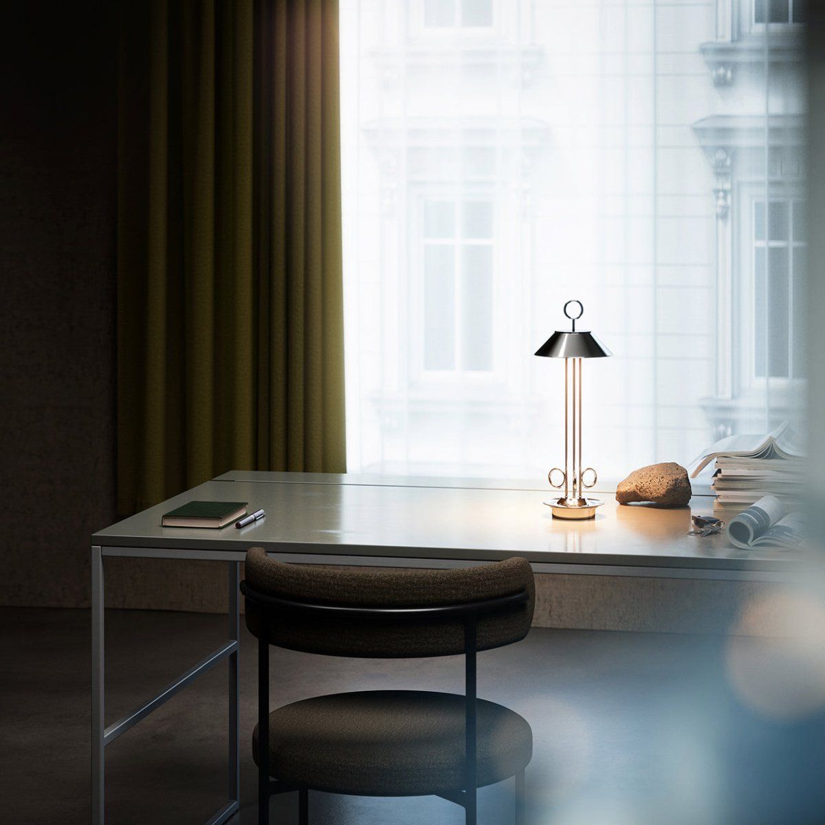 Akku - Tischleuchte Nudiderot 425mm 2,2W FlexMood 2200K/2700K IP54 168/197lm Ra85 von Sigor - Esszett Luxury | Stilvolles Wohnen mit Charakter