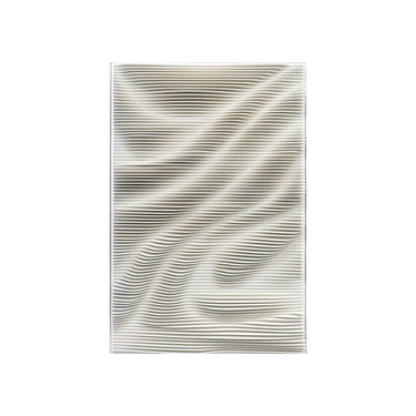 Wandpaneel aus MDF mit Wellenstruktur rechteckigem Design & handveredelter Verarbeitung – Aleishia | PTMD - Esszett Luxury | Stilvolles Wohnen mit Charakter