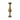 Aluminiumtopf - Orish Brass 16.5 x 16.5 x 64.0 cm von PTMD - Esszett Luxury | Stilvolles Wohnen mit Charakter