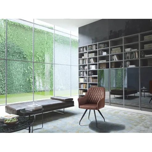Stuhl Gestepptes Rücken - Design Samtbezug Eisen - Gestell – Amber 225 | Kayoom - Esszett Luxury | Stilvolles Wohnen mit Charakter