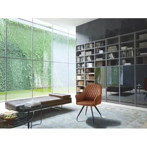 Stuhl Gestepptes Rücken - Design Samtbezug Eisen - Gestell – Amber 225 | Kayoom - Esszett Luxury | Stilvolles Wohnen mit Charakter