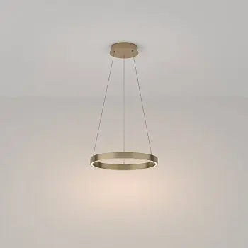 Pendant Light Brass Finish Height-Adjustable LED 25W & Modern Design – Rim | Maytoni