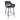 Barstuhl - Fallon Velvet Niedrig (60 x 54 x 95 cm) Anthrazit von PTMD - Esszett Luxury | Stilvolles Wohnen mit Charakter