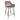Barstuhl - Fallon Velvet Niedrig (60 x 54 x 95 cm) Braun von PTMD - Esszett Luxury | Stilvolles Wohnen mit Charakter