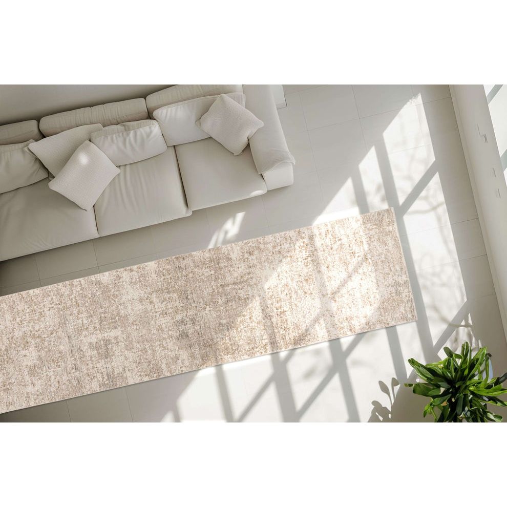 Carpet made of durable polyester, non-slip cotton backing, easy to clean – Amora 264 | Kayoom