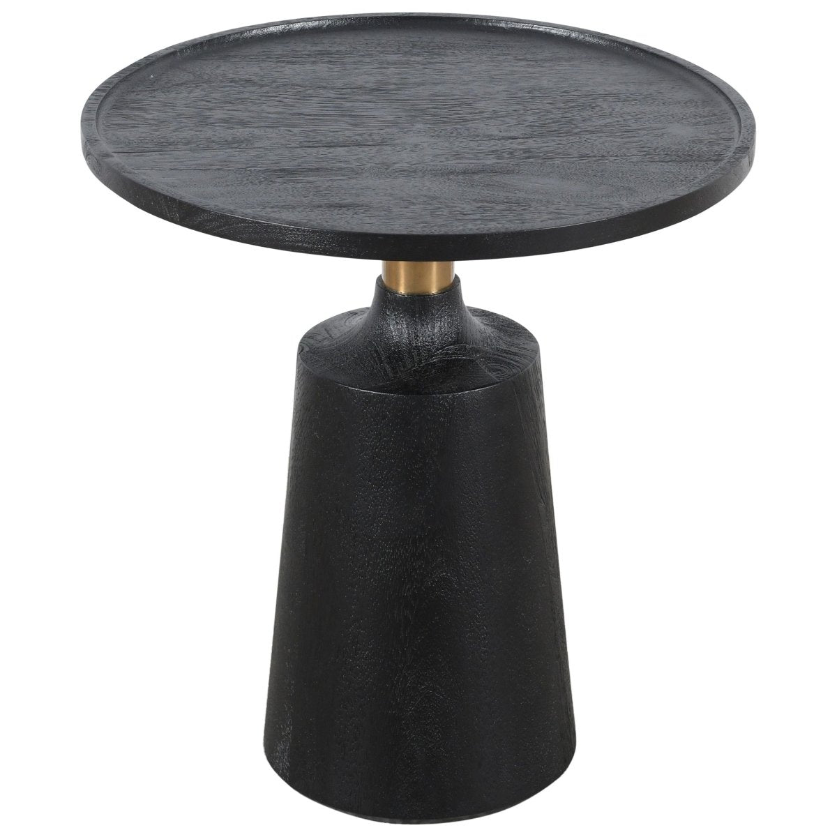 Beistelltisch - Seva 46.0 x 46.0 x 50.0 cm Schwarz Gold von PTMD - Esszett Luxury | Stilvolles Wohnen mit Charakter