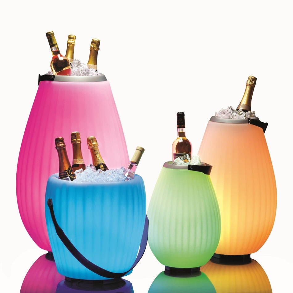 Beleuchteter Flaschenkühler + Bluetooth-Lautsprecher - Joouly von Joouls - Esszett Luxury