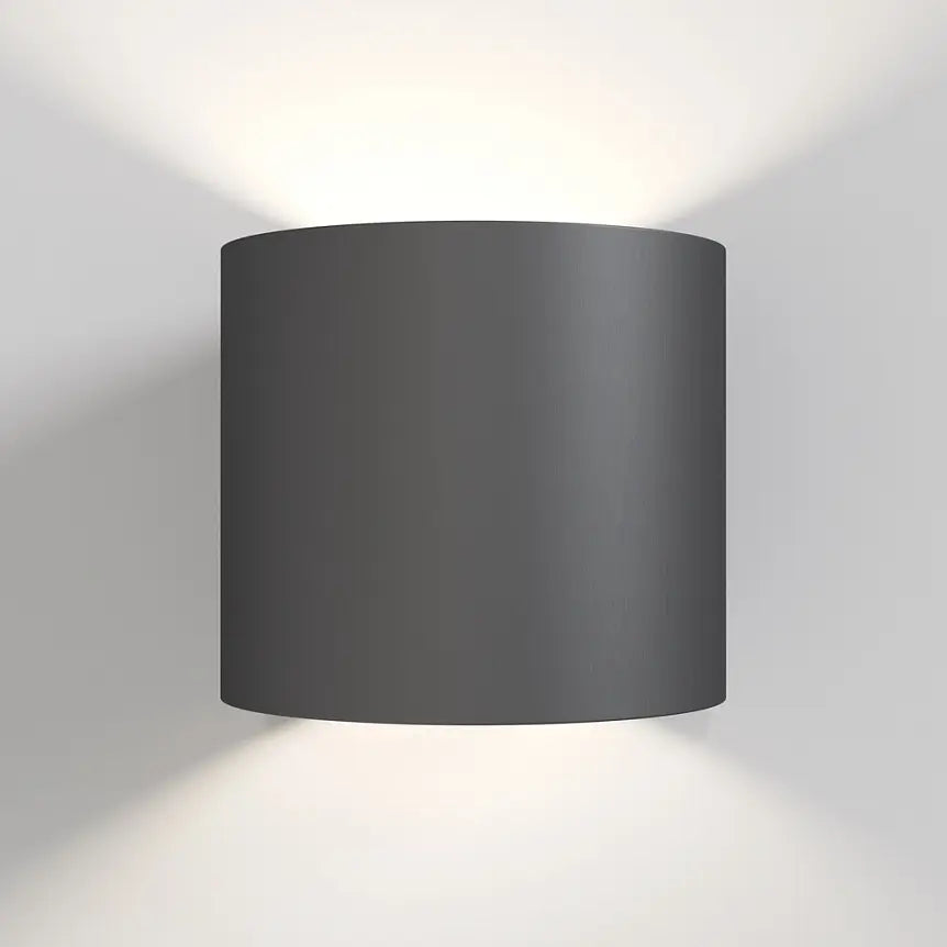 Wandleuchte – Schwarzes Aluminium, G9 Fassung, IP20 Schutz, Ø10 cm - Rond | Maytoni