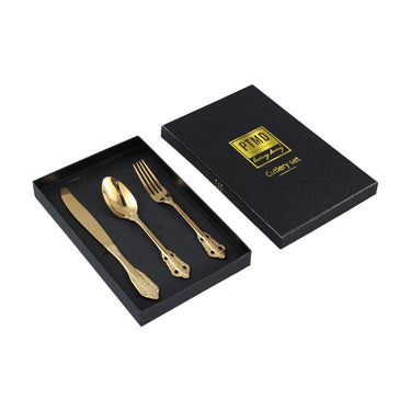 Besteck - Thrust Gold Besteck - Set von PTMD - Esszett Luxury | Stilvolles Wohnen mit Charakter